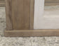 Natural Parota - Fireplace Console - Brown Cappuccino