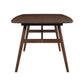Miller - 78" Complete Dining Table - Walnut