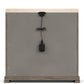 Sariel - Stone Top 3 Drawer Nightstand - Dark Brown