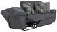 Trifecta - Sofa With 3 Recliners and Drop Down Table
