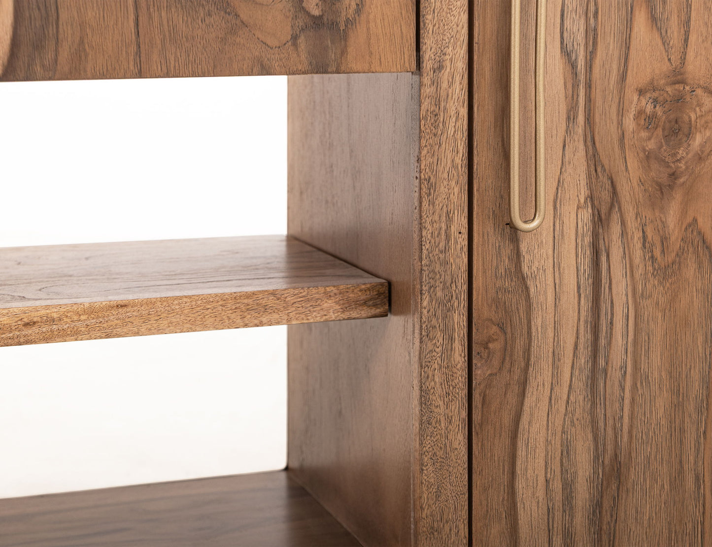 Balam - 80" TV Stand For Fire Place - Light Brown