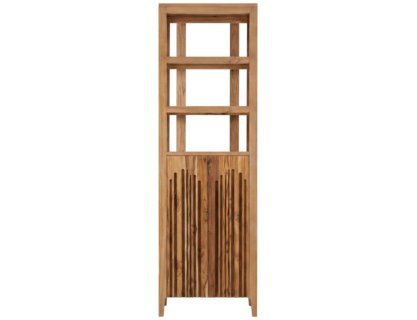 Porter - 2 Door Bookcase - Brown