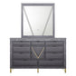 Symmetry - Lighted Mirror - Charcoal