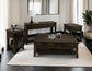 Teak - Chairside Table - Oil Black
