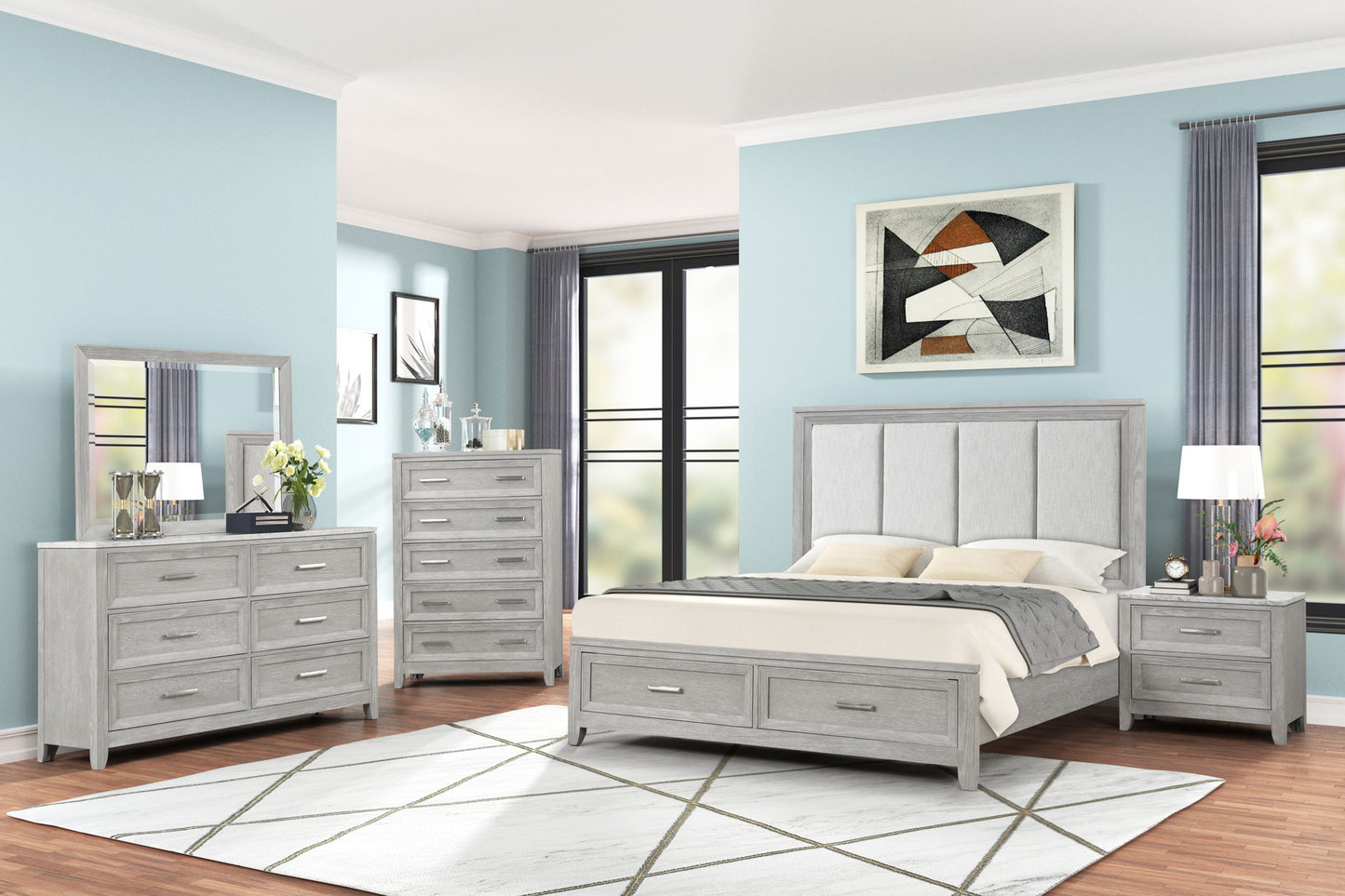 Fiona - Chest - Mist Gray
