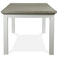 Cora - Rectangular Leg Dining Table - Cloud / Fog