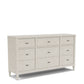 Carmella - Nine Drawer Dresser - Pebble Oak