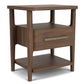 Delia - Accent Nightstand - Nouveau Walnut