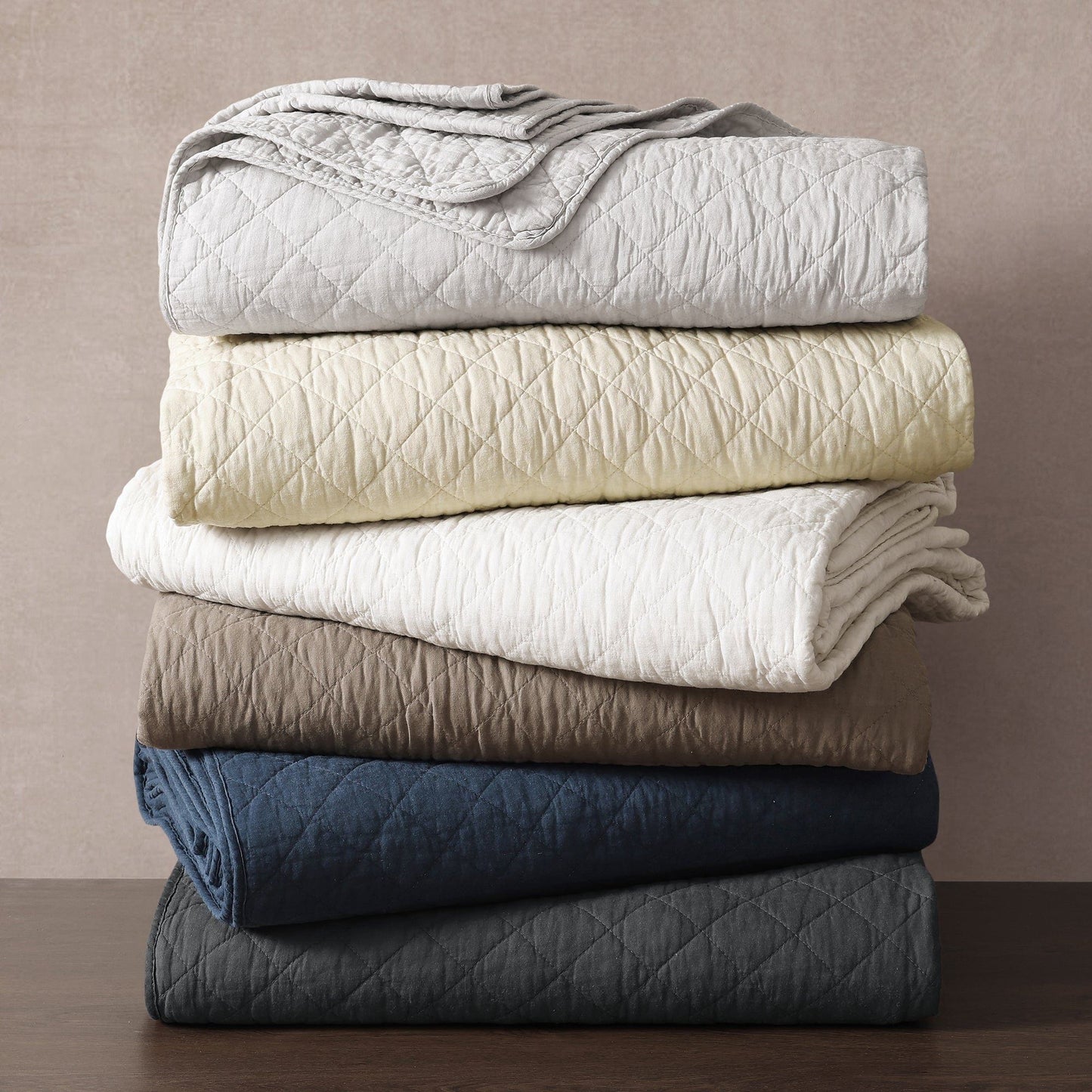Cotton Comfort - Full/Queen Quilt Set (Set of 3) - Prairie Tan