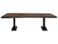 Forge - Rectangular Dining Table (Live Edge) - Brown