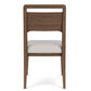 Delia - Wood Back Side Chair (Set of 2) - Nouveau Walnut / Beige