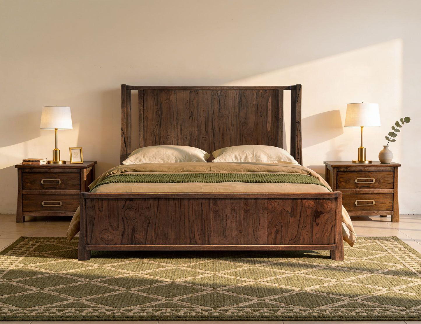Roots - 2 Drawer Nightstand