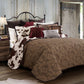 Elsa Cowhide - Full/Queen Reversible Quilt Set (Set of 3) - Chocolate