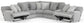 Abraxas - 6 Piece Reclining Sectional