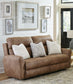 Justine - Lay Flat Reclining Loveseat - Burlap