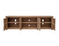 Natural Parota - 93" TV Stand - Brown Cappuccino