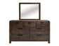 Raramuri - 7 Drawer Dresser - Dark Brown