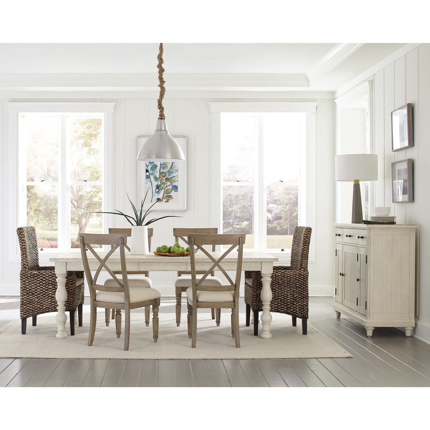 Mix-N-Match Chairs - Woven Arm Upholstered Chair (Set of 2) - Hazelnut