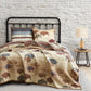 Home On The Range - King Reversible Quilt Set (Set of 3) - Tan