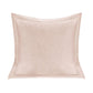 Luna - Single Flanged Washed Linen Pillow - Blush