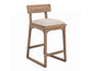 Balam - Upholstered Barstool (Set of 2) - Brown / Beige