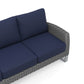 Fiji - 2 Piece Outdoor Set (Sofa & Slat Top Coffee Table Set) - Blue
