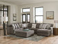 Crawford - Sectional With Cocktail Ottoman