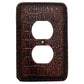 Resin Gator Switch Plate - 5" x 3.5" Resin Gator Single Outlet Cover Wall Plate  - Multi