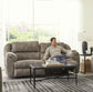Flynn - Power Lay Flat Reclining Sofa Power Adjustable Headrest & Lumbar And Dual Heat & Massage - Fig