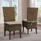 Mix-N-Match Chairs - Woven Side Upholstered Chair (Set of 2) - Hazelnut