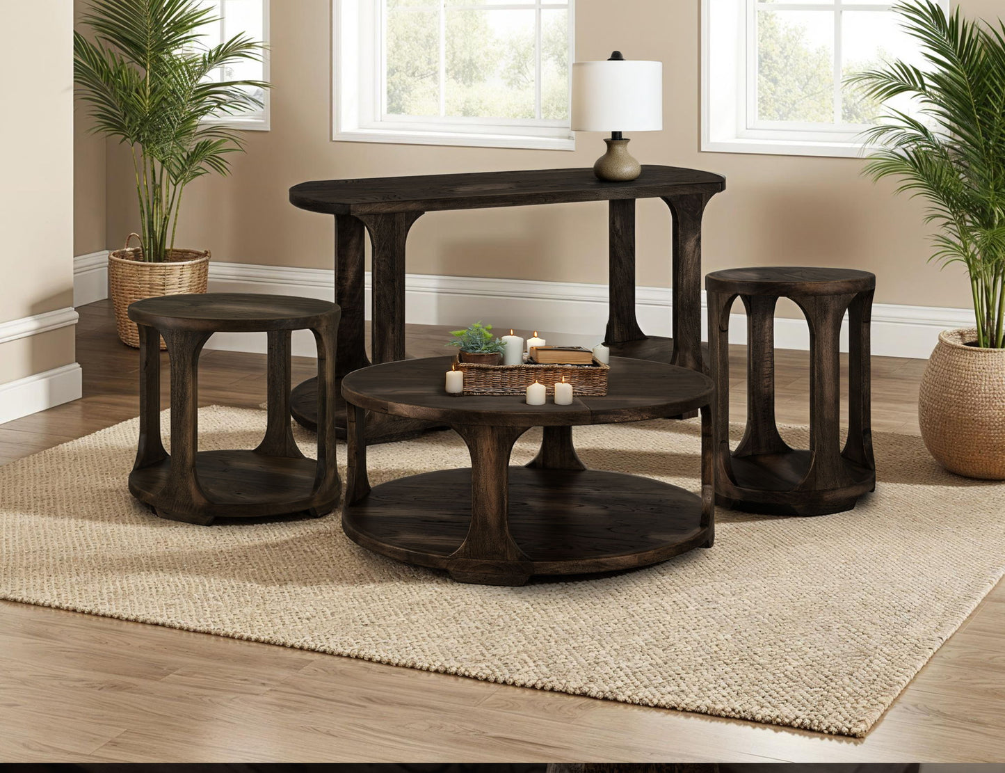 Balam - Wood Sofa Table