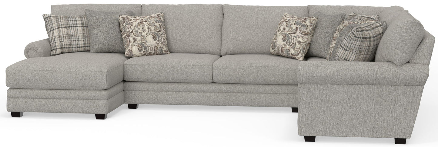 Livingston - Sectional With Comfort Coil Seating And Accent Pillows Included