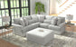 Titan - Sectional With Comfort Coil Seating, Cocktail Ottoman And Accent Pillows Included