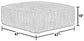 Bucktown - Cocktail Ottoman - Parchment