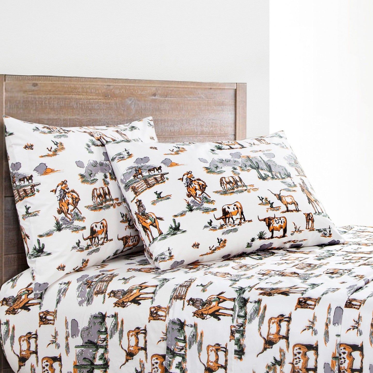Ranch Life - Full 200TC Cotton Sheet Set (Set of 4) - Duffle Bag