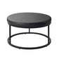 Forma - 4 Piece Occasional Set (1 Coffee, 1 Large End Table & 1 Stool, 1 Small End Table) - Black / White / Gray