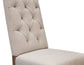 Aruba - Upholstered Chair (Set of 2) - Brown / Ivory
