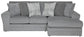 Glacier - Sectional With Included Accent Pillows