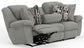 Trifecta - Sofa With 3 Recliners and Drop Down Table
