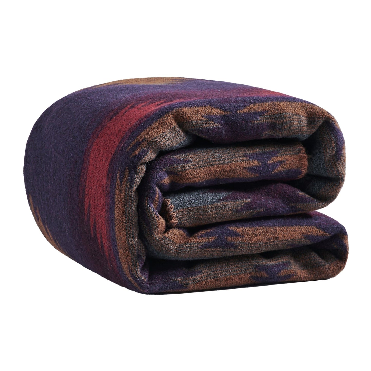 Gila - Full/Queen Wool Blend Blanket - Multi Color