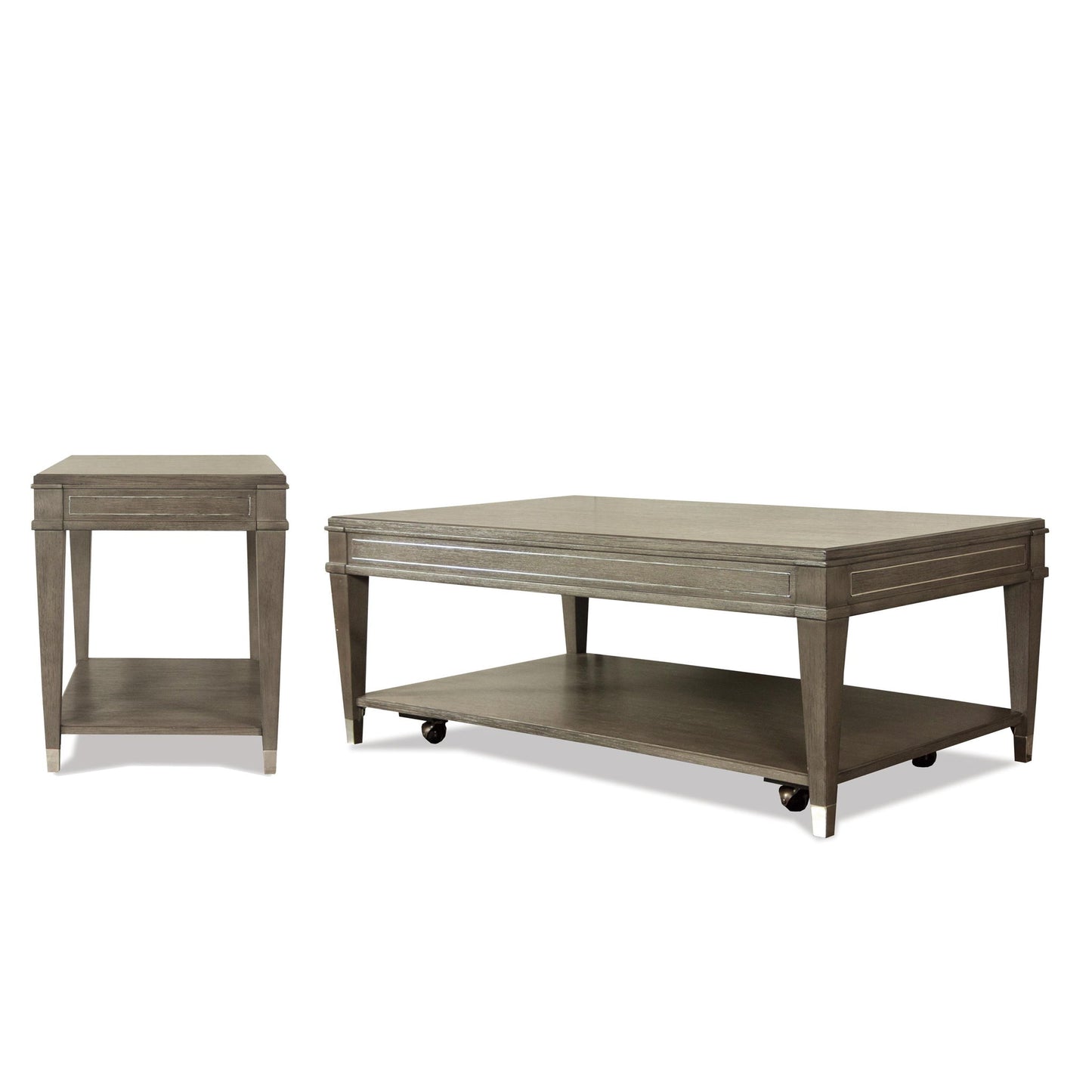 Dara Two - Rectangular Cocktail Table - Gray Wash