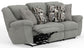 Trifecta - Sofa With 3 Recliners and Drop Down Table