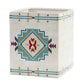 Spirit Valley - Ceramic Wastebasket - Cream / Red / Green