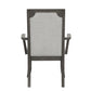 Lisbon - Dining Arm Chair (Set of 2) - Gray