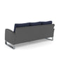 Fiji - 2 Piece Outdoor Set (Sofa & Slat Top Coffee Table Set) - Blue