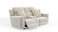 Micah - Power Headrest Power Deep Seat Reclining Console Loveseat - Oatmeal