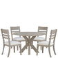 Bennett - Round Dining Table - Frosted Gray