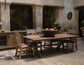 Antique - Table With Iron Base - Multicolor