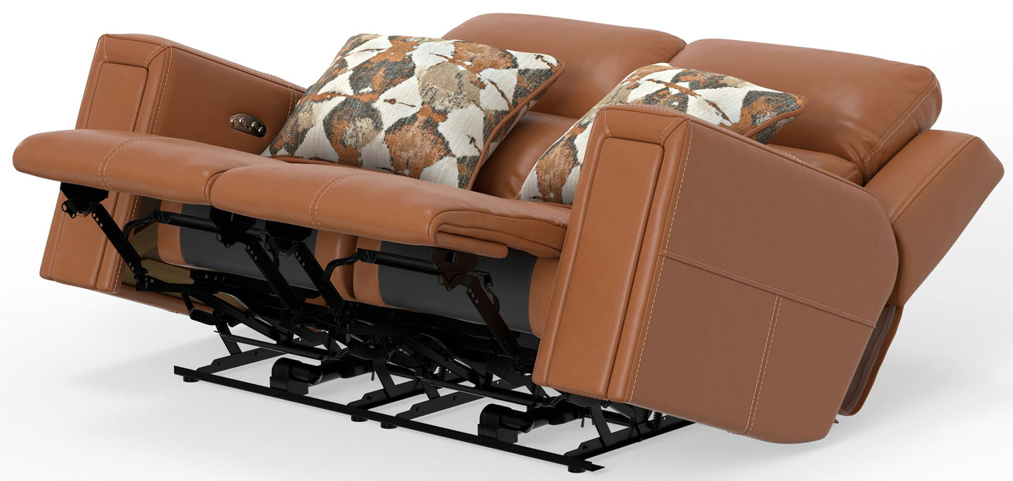 Arezzo - Power Headrest Power Reclining Loveseat With Zero Gravity/Extended Ottoman