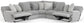 Abraxas - 5 Piece Reclining Sectional